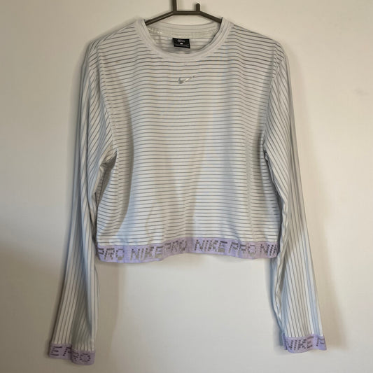 white-nike-activewear-top