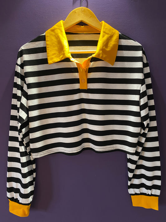 striped-polo-crop-top-with-yellow-collar
