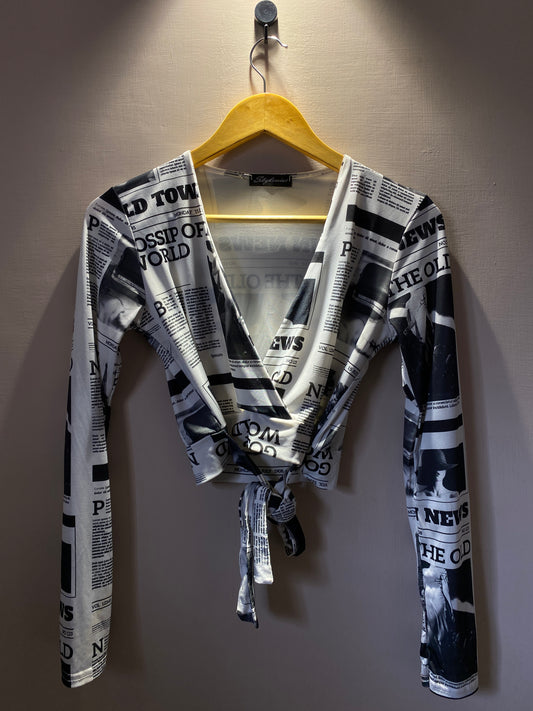 newspaper-print-wrap-crop-top