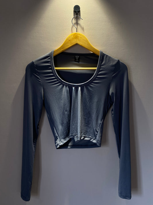 dark-grey-scoop-neck-crop-top