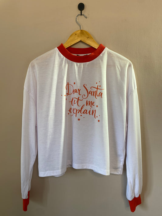 Dear Santa Let Me Explain Long Sleeve Tee