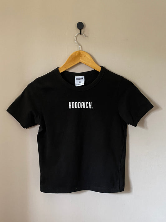 Hoodrich Black Logo Tee