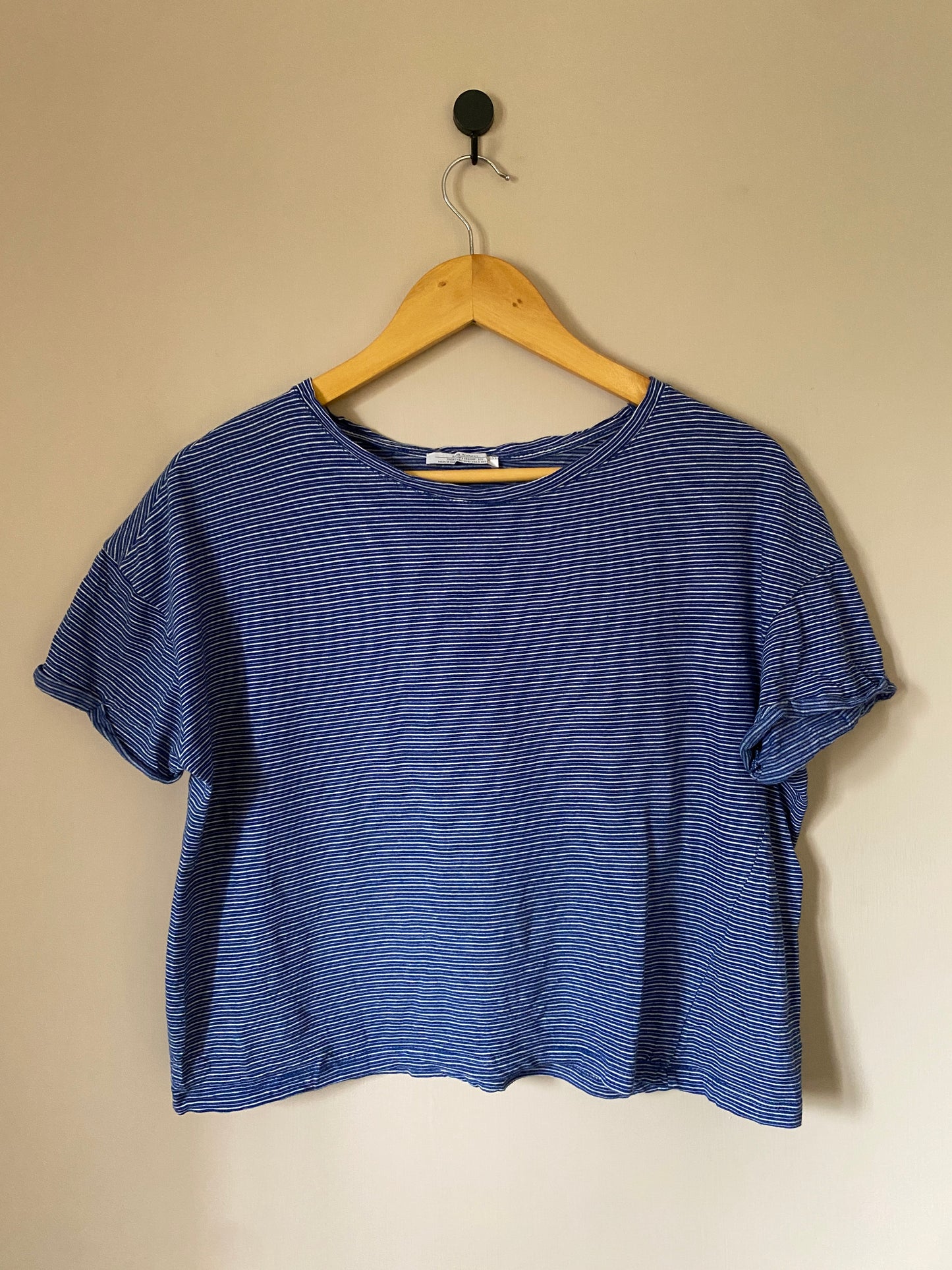 Medium Blue Striped Tee