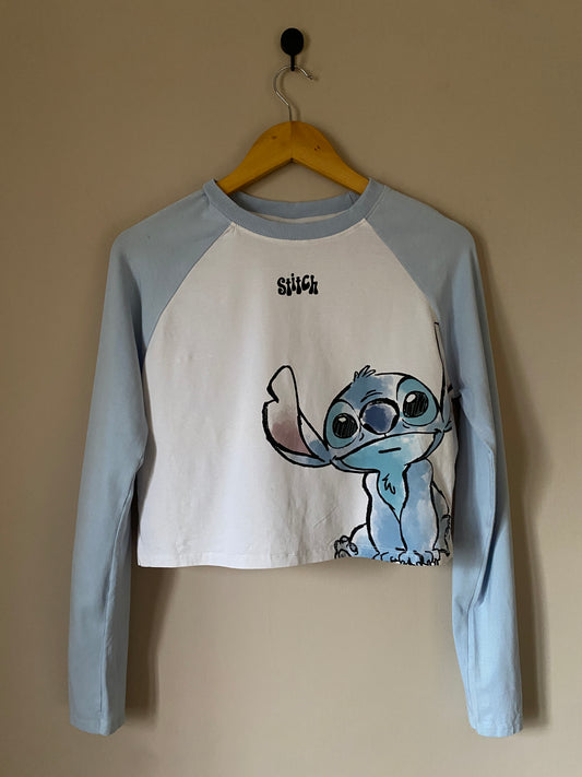 Stitch Long Sleeve Crop Tee