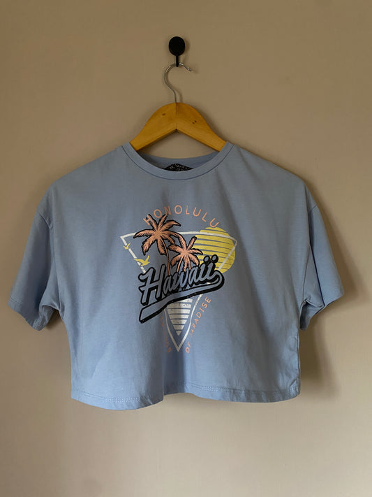blue-honolulu-hawaii-crop-tee