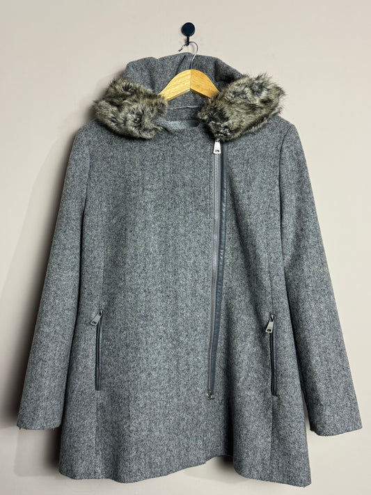 grey-herringbone-faux-fur-hooded-coat