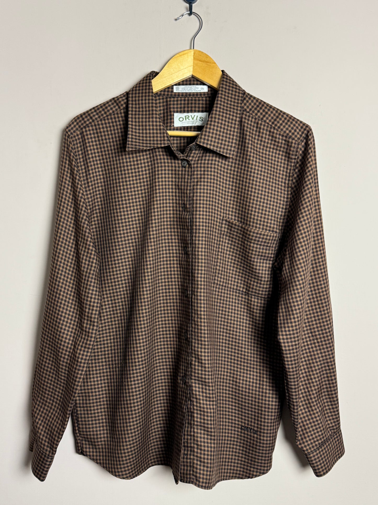 Brown Checkered Shirt