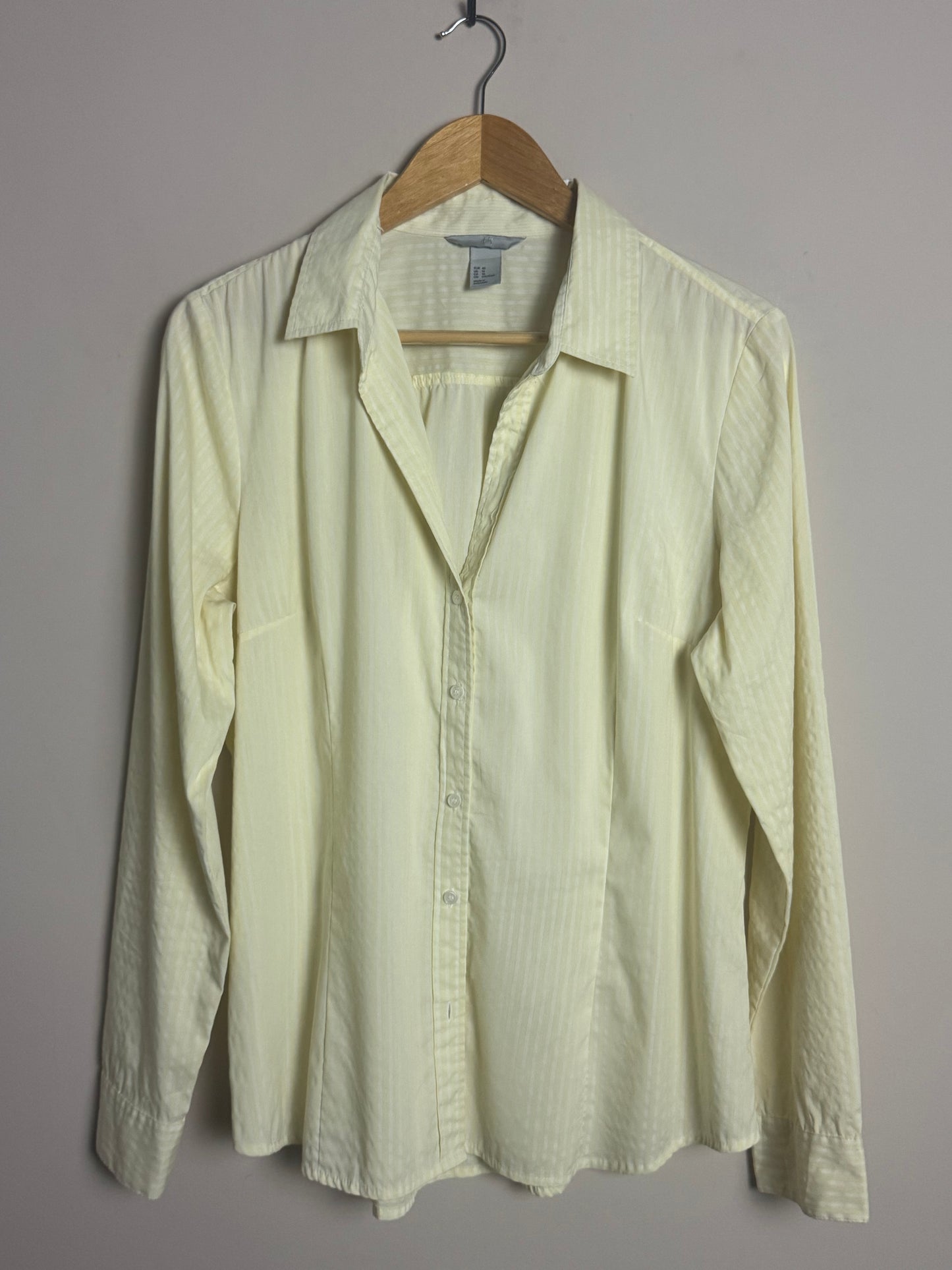 Light Yellow Button Shirt