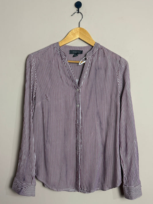 Maroon Striped Shirt