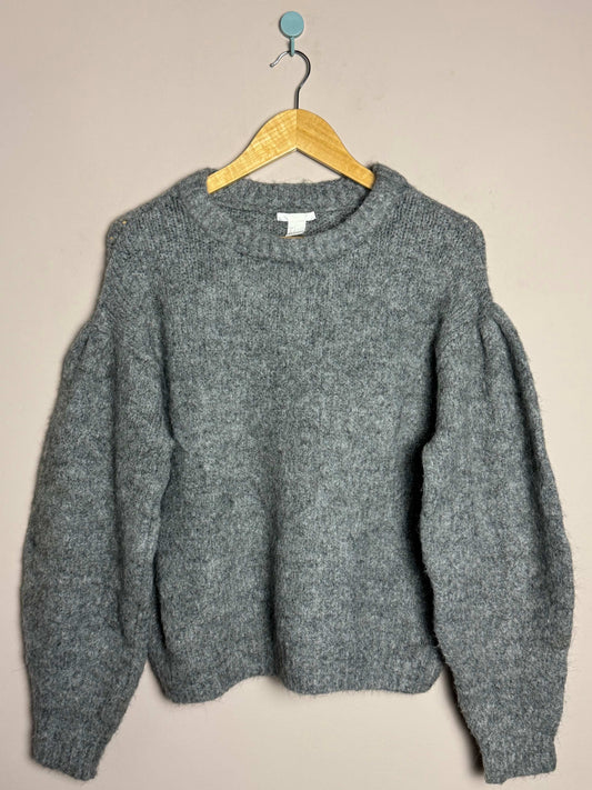 Gray Fuzzy Sweater