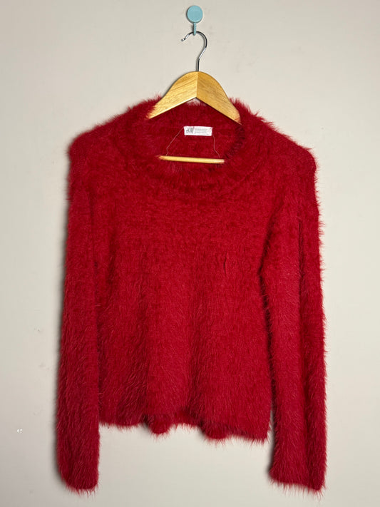 Red Fuzzy Sweater