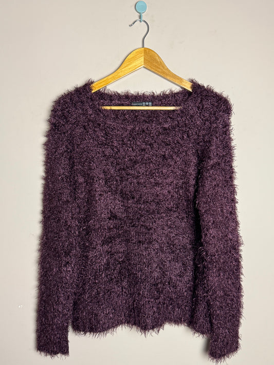 Purple Fuzzy Sweater
