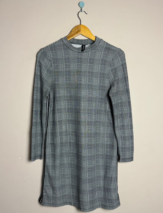 Plaid Long Sleeve Frock