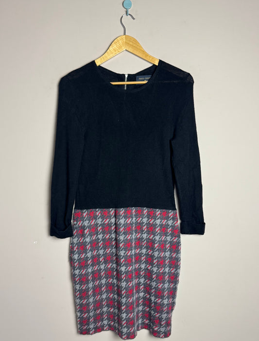 Black Top Houndstooth Frock