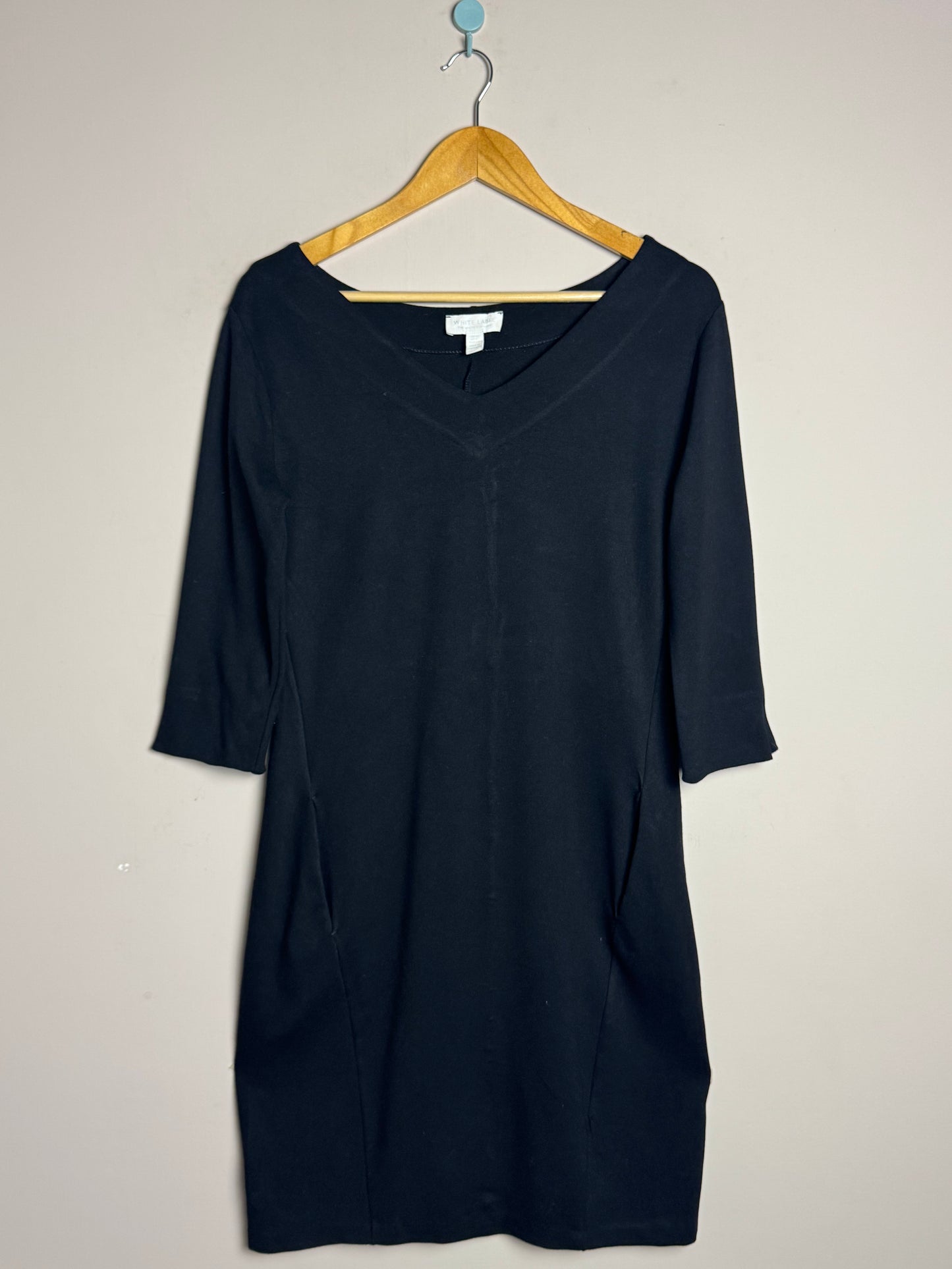 Black V-Neck Frock