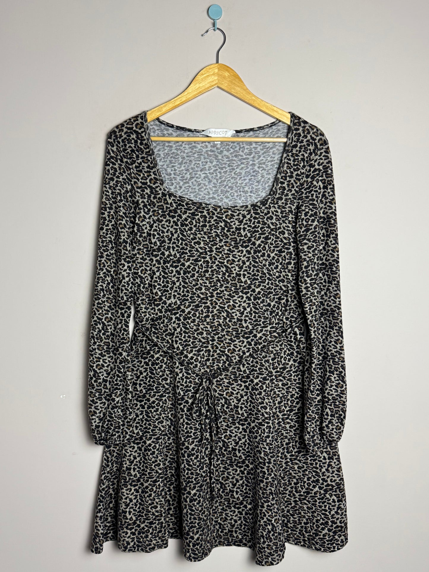 Apricot Leopard Print Frock