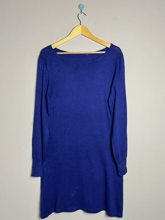Royal Blue Long Sleeve Frock