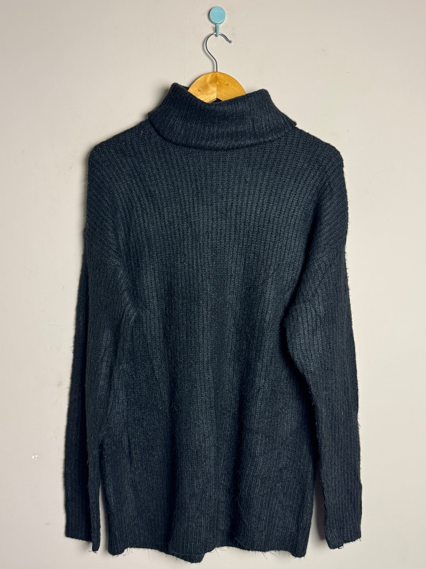 Dark Grey Turtleneck Sweater