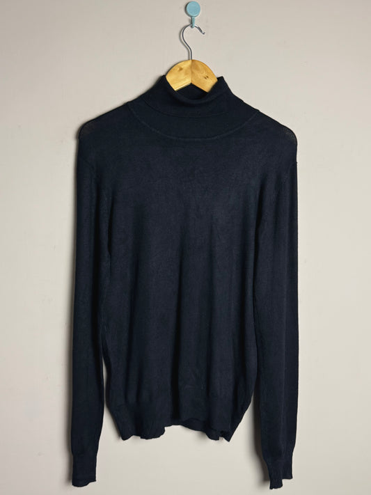 Black High Neck Sweater