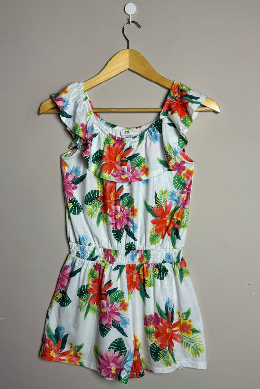 Floral Ruffle Romper