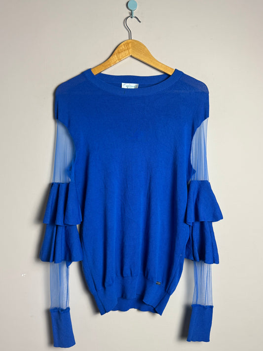 blue-ruffle-sleeve-mesh-knit-sweater-59