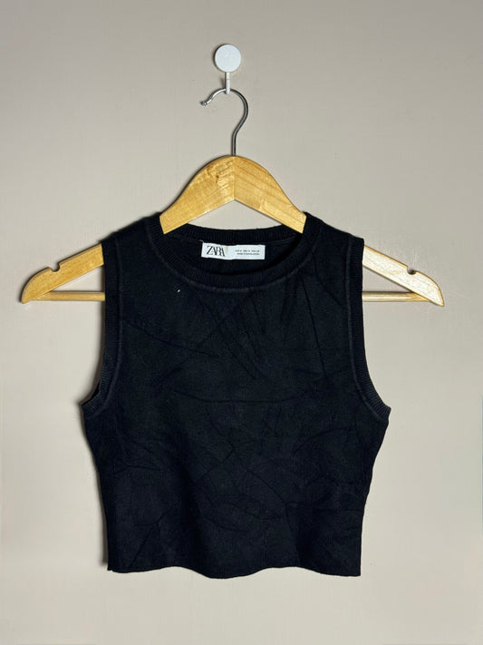 zara-black-knit-crop-top-extralarge-15-16-25