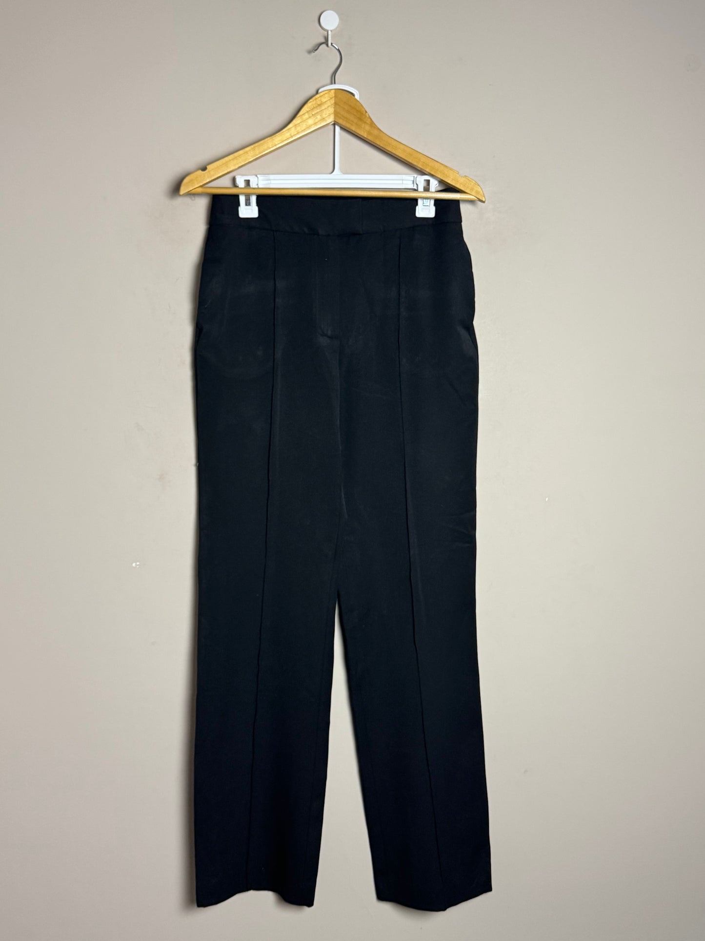Medium Black Formal Straight Pants