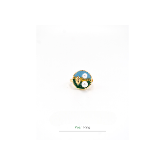 Circle Pearl Ring