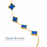 Blue Clover Bracelet