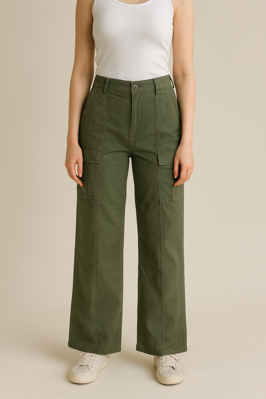 Small Olive Green Cargo Pants