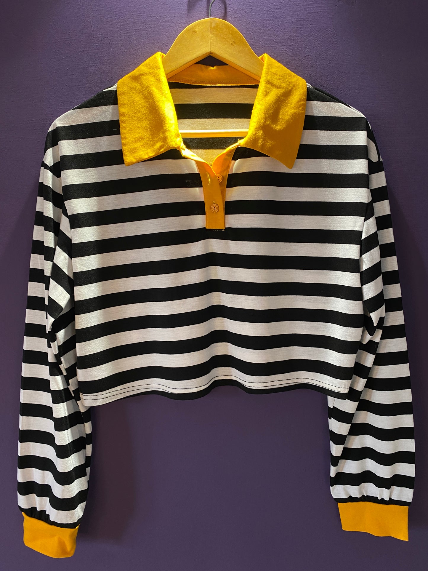 striped-polo-crop-top-with-yellow-collar