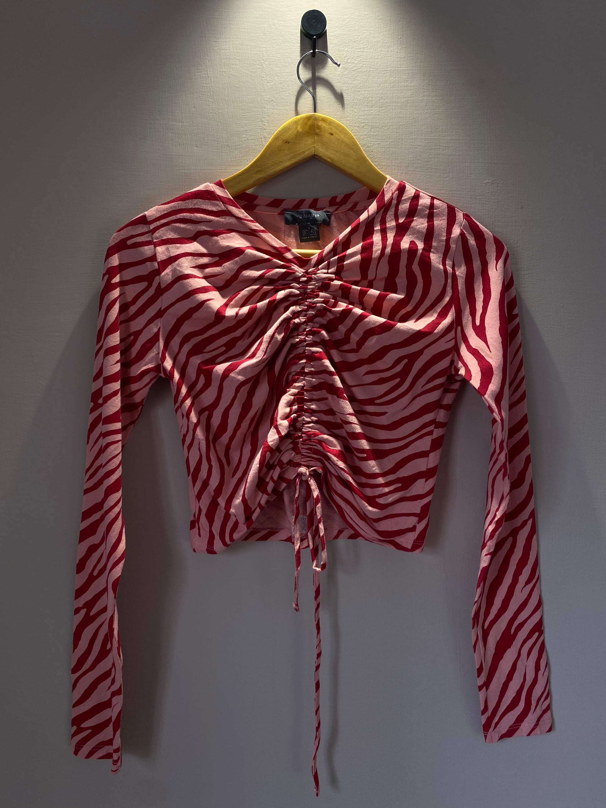 forever-21-red-zebra-print-ruched-crop-top