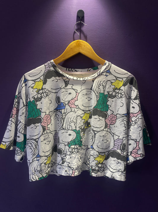 peanuts-all-over-print-crop-top
