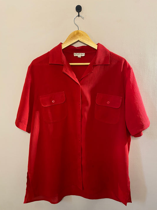 red-textured-camp-collar-shir