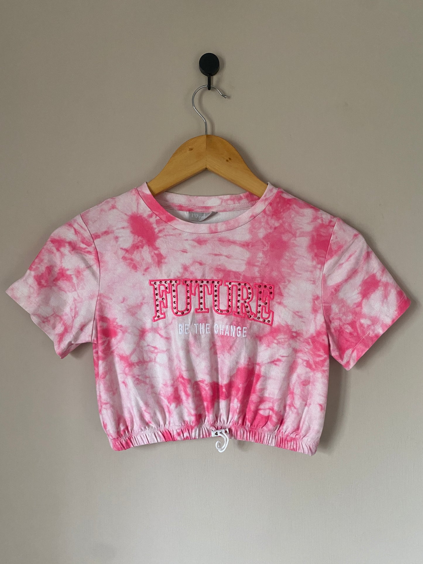 Small Pink Tie-Dye Future Tee