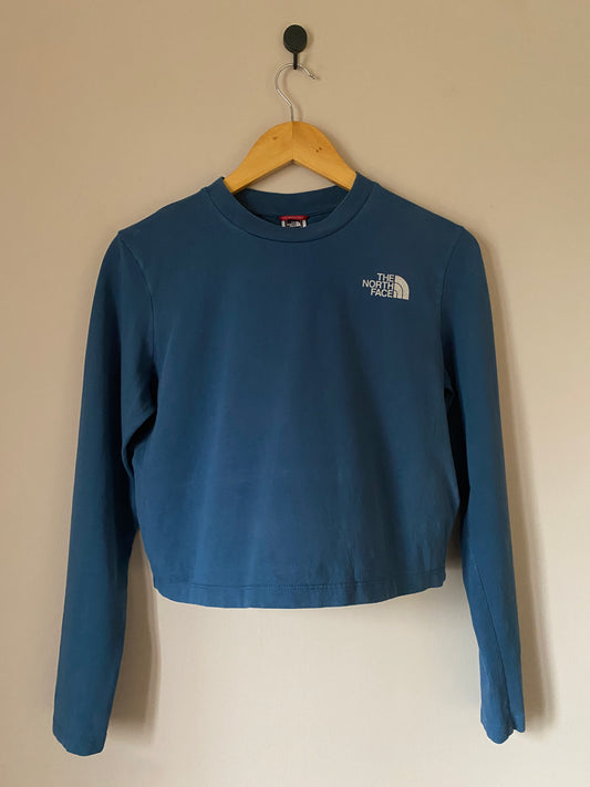 North Face Blue Long Sleeve Tee