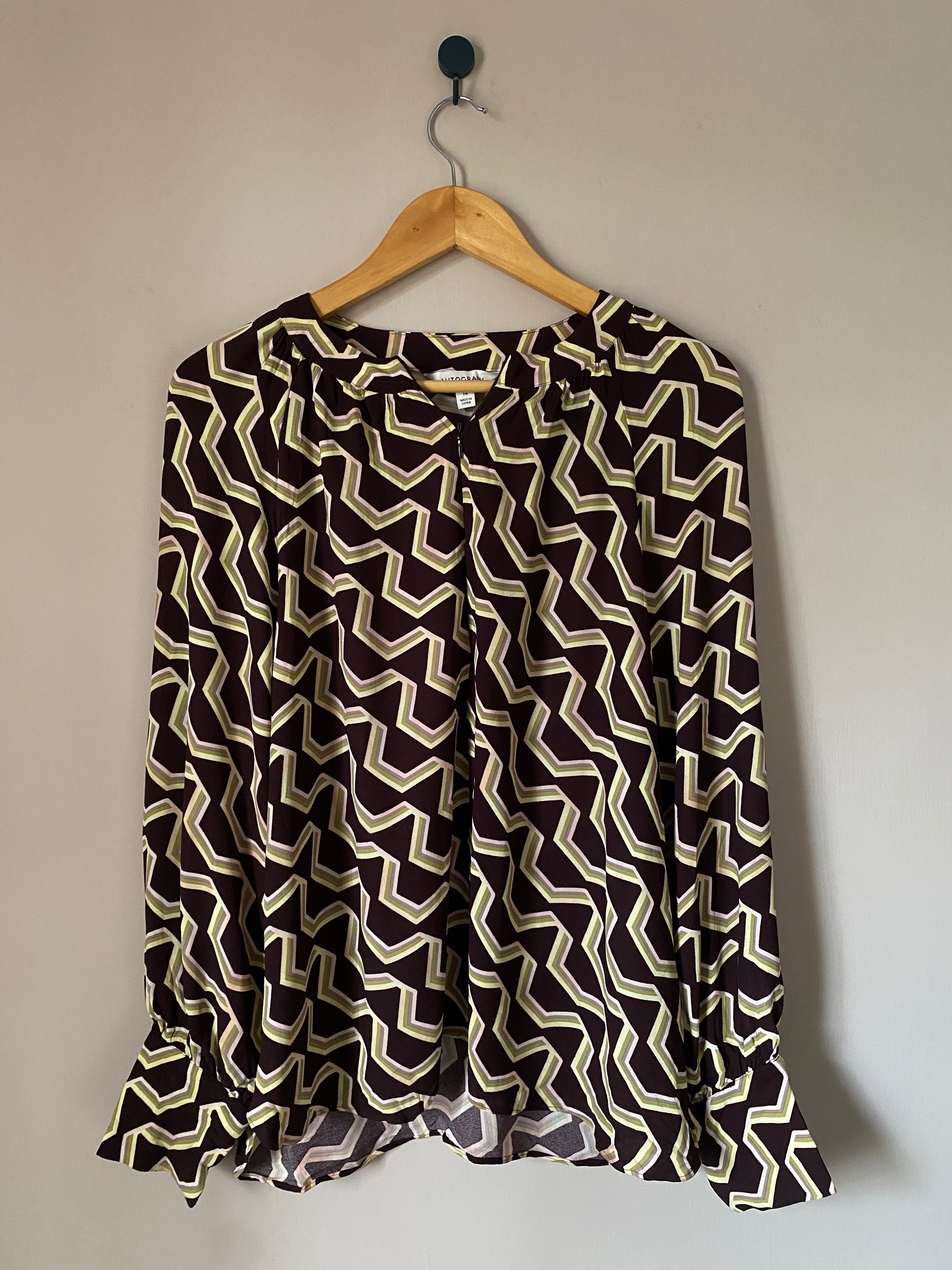 Black Blouse with Lace Sleeves 