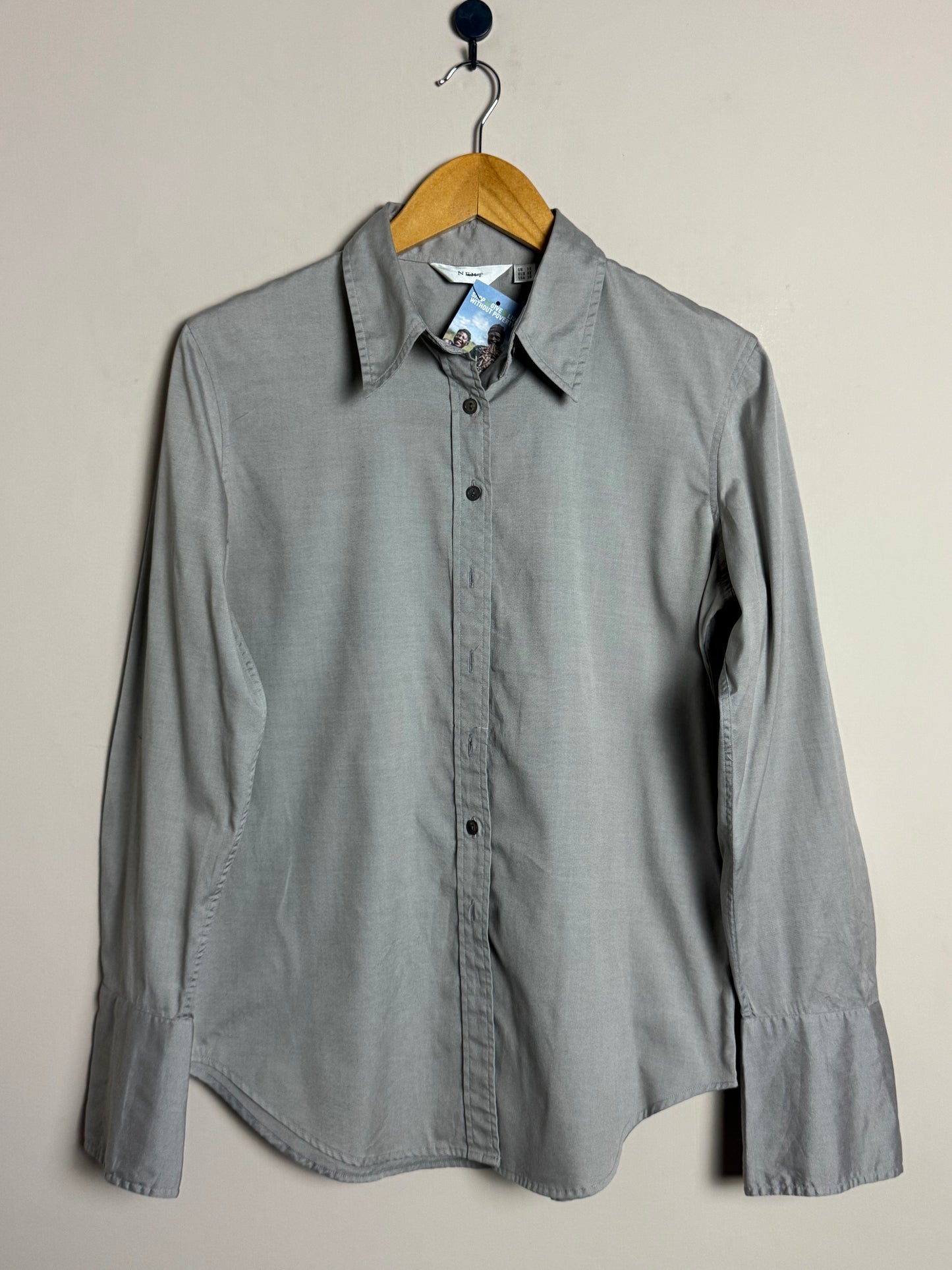 Gray Button Shirt