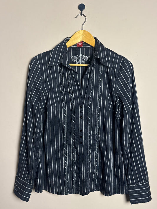 Black Striped Shirt