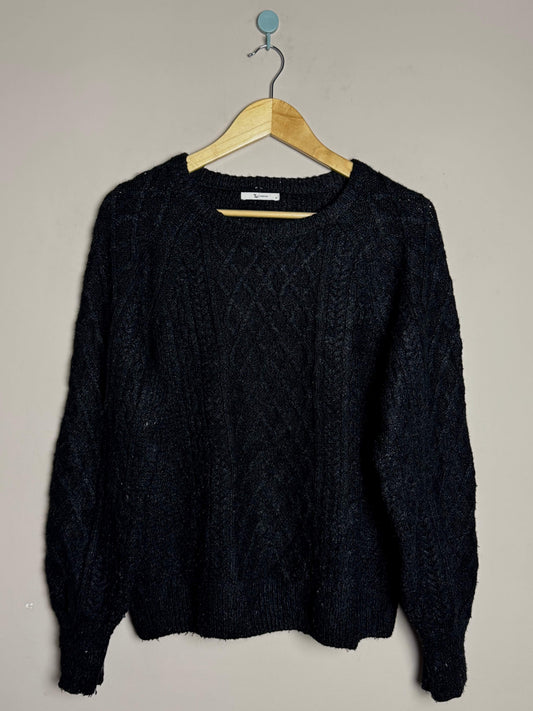Black Knit Sweater