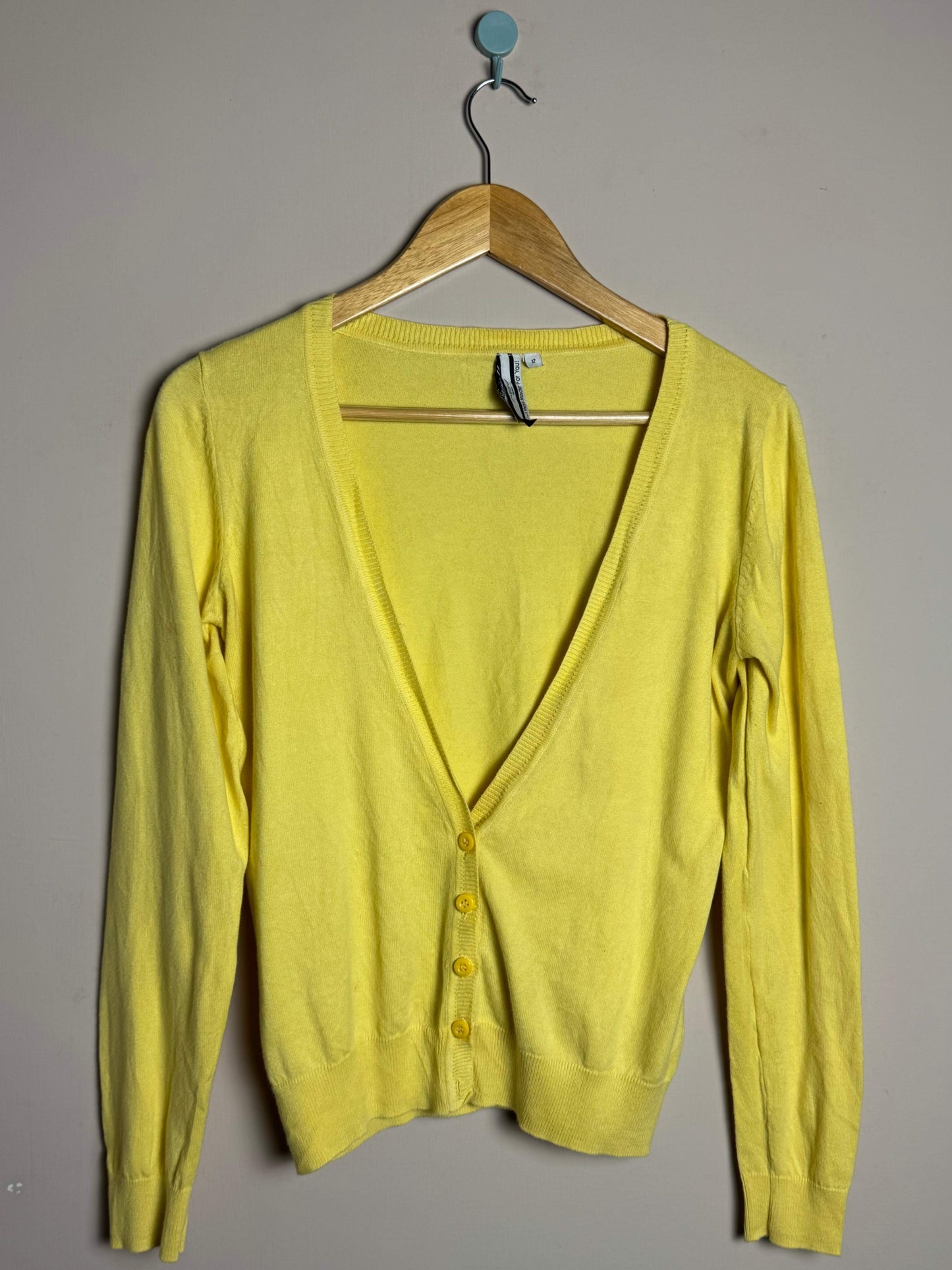 Yellow Button Down Sweater
