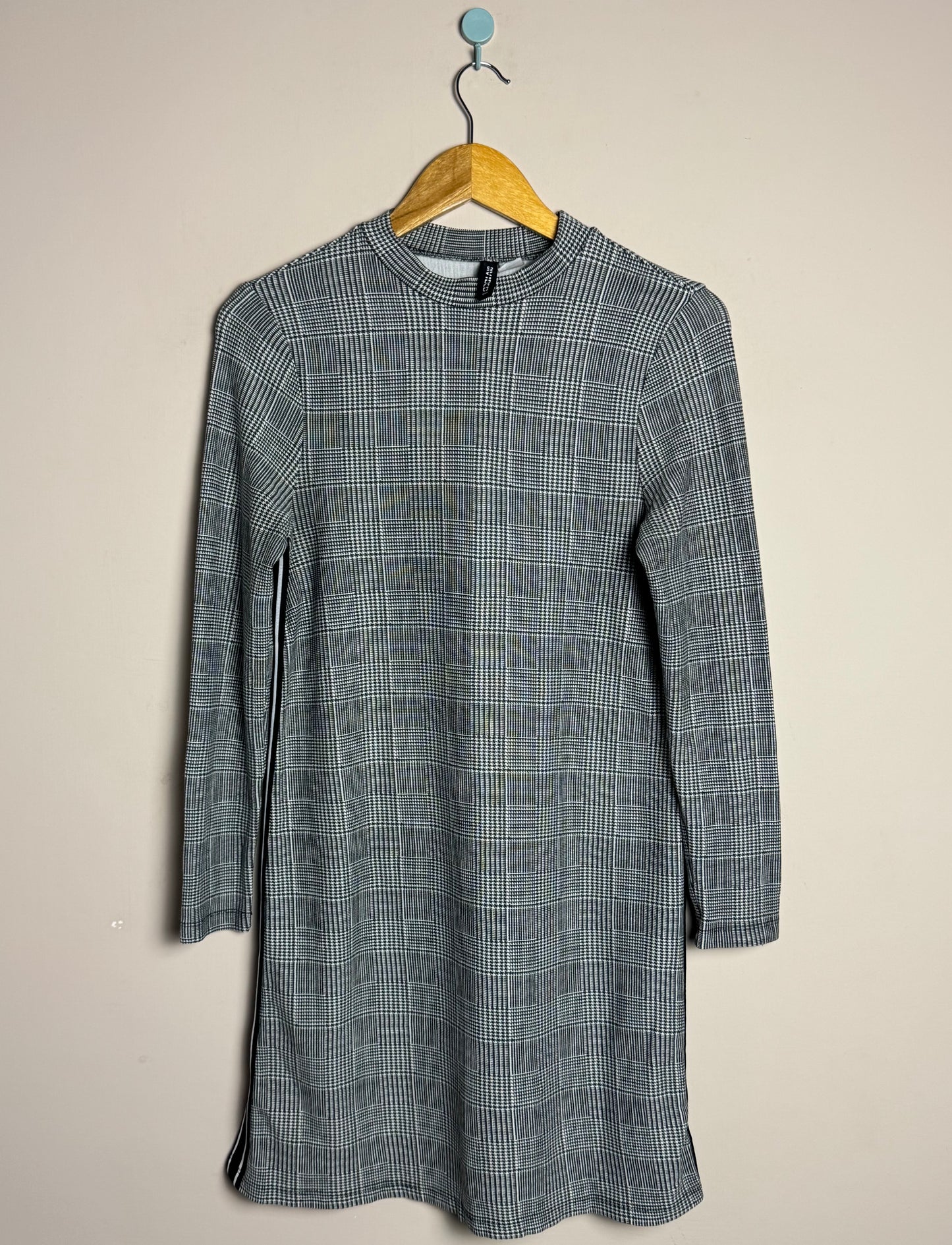 Plaid Long Sleeve Frock