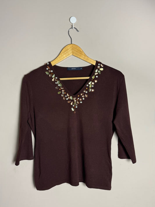 brown-embellished-vneck-top-72