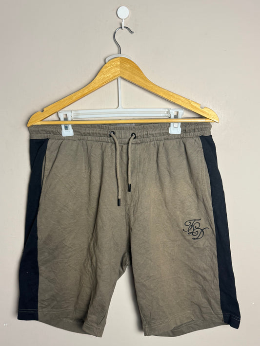 khaki-black-panel-shorts-xl-68