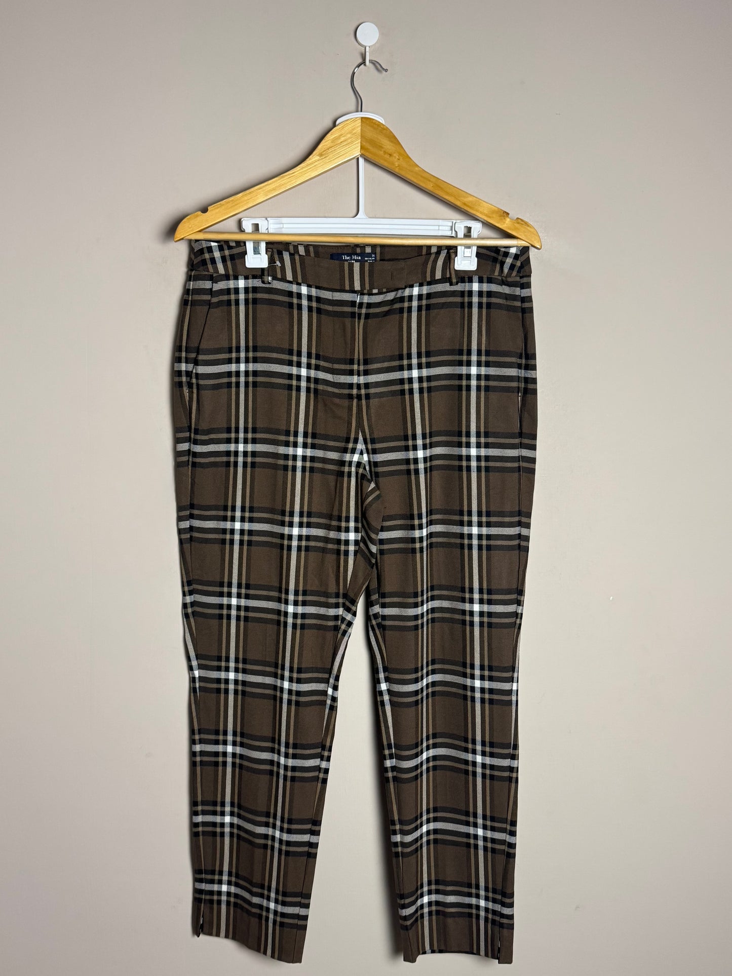 Medium Brown Checkered Pants