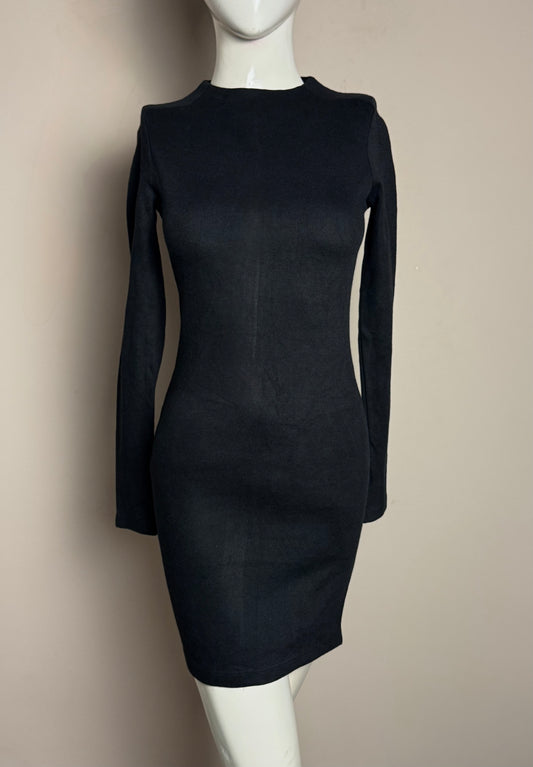Black Basic Bodycon Mini Dress