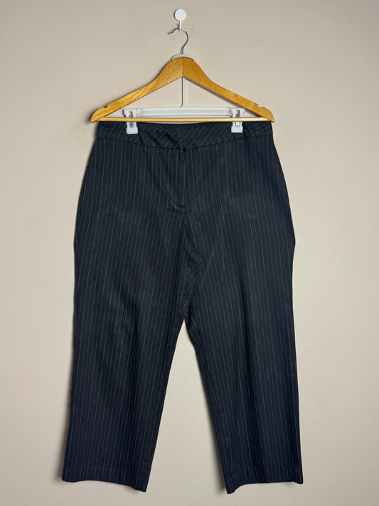 Medium Black Pinstripe Pants