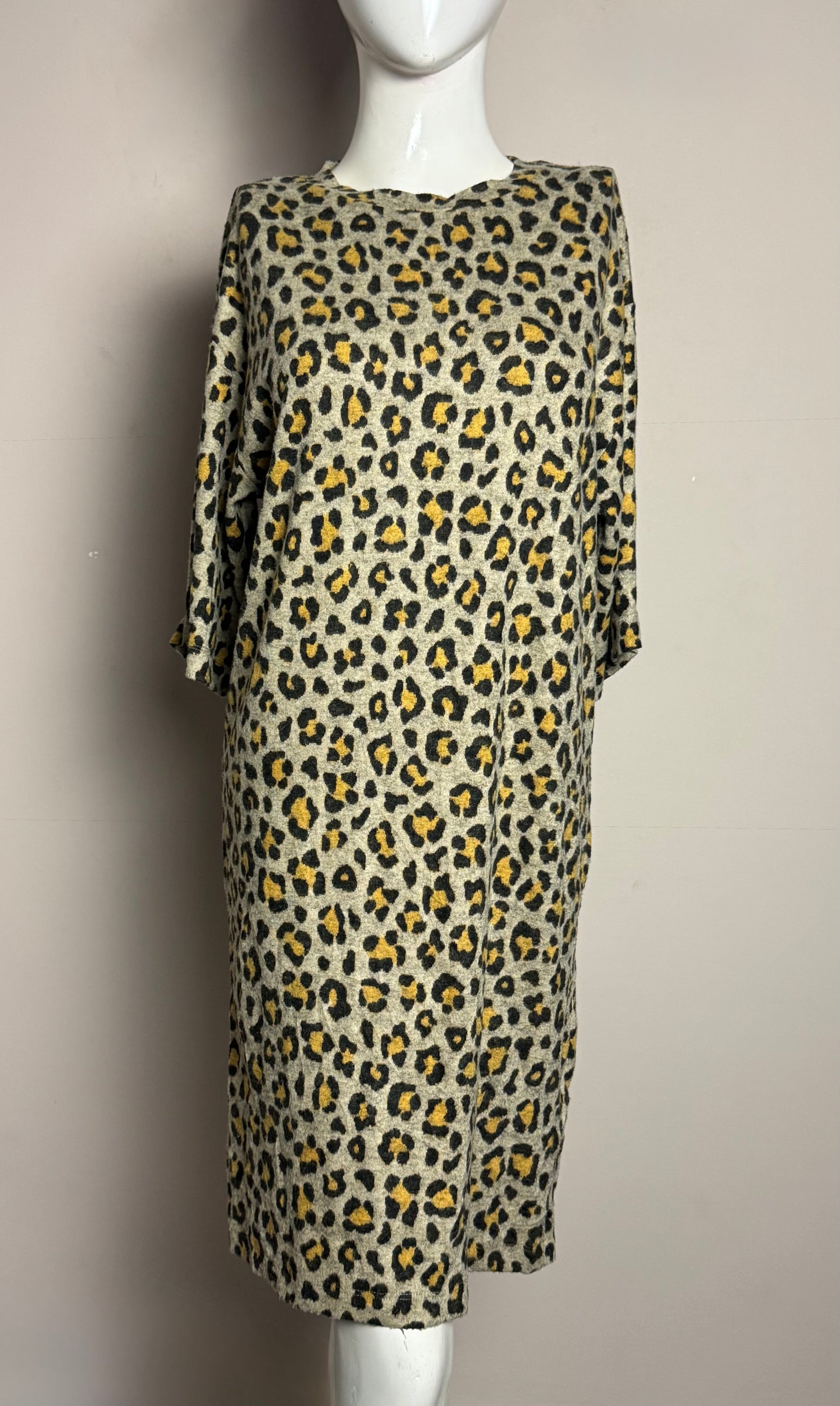 Leopard Print Loose Dress