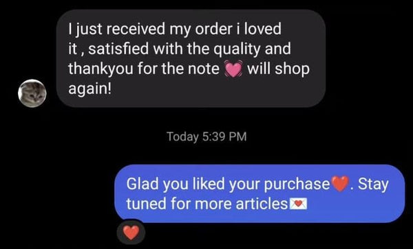 Customer review 1