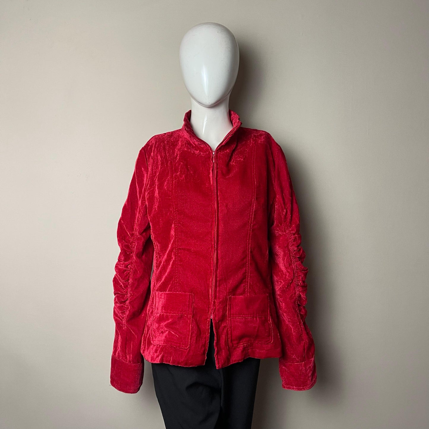 velvet-zip-front-ruched-sleeve-jacket-078